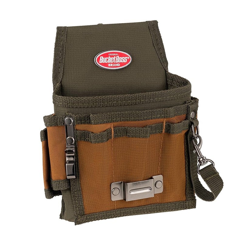 Bucket Boss - Tool Pouch with FlapFit, Pouches - Original Series (54140) , Brown - Image 4